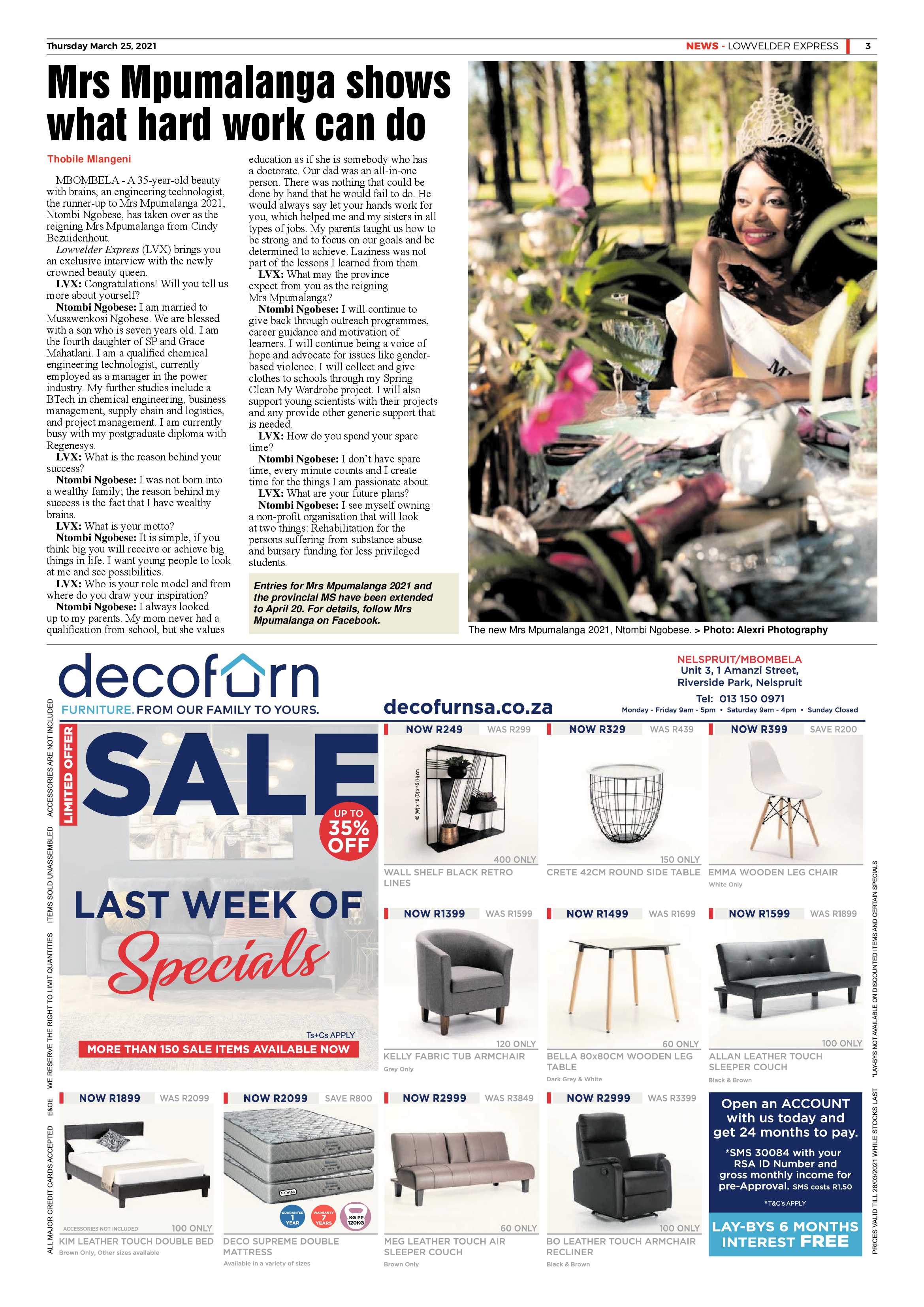 Lowvelder Express 25 March 2021 page 3