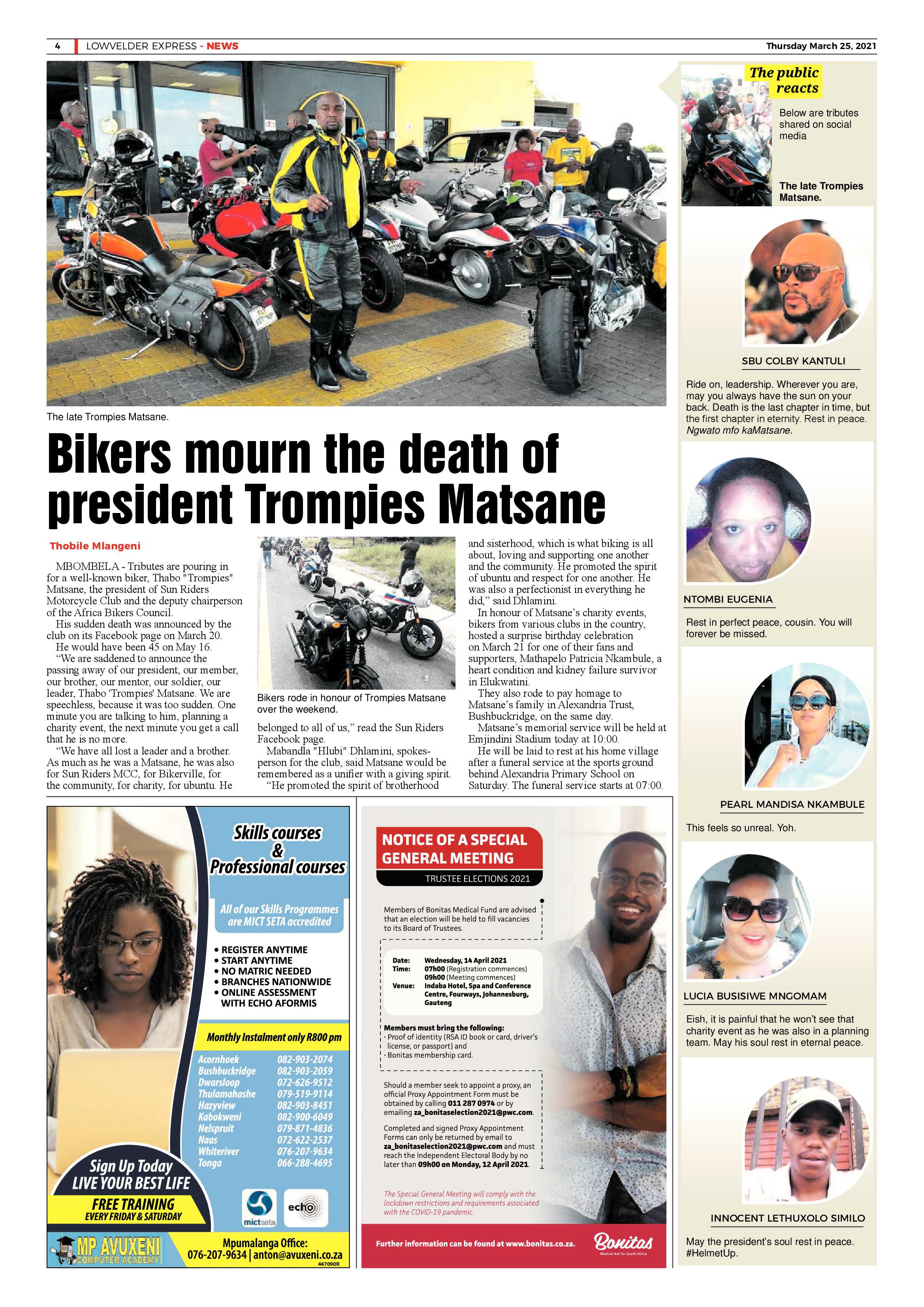 Lowvelder Express 25 March 2021 page 4