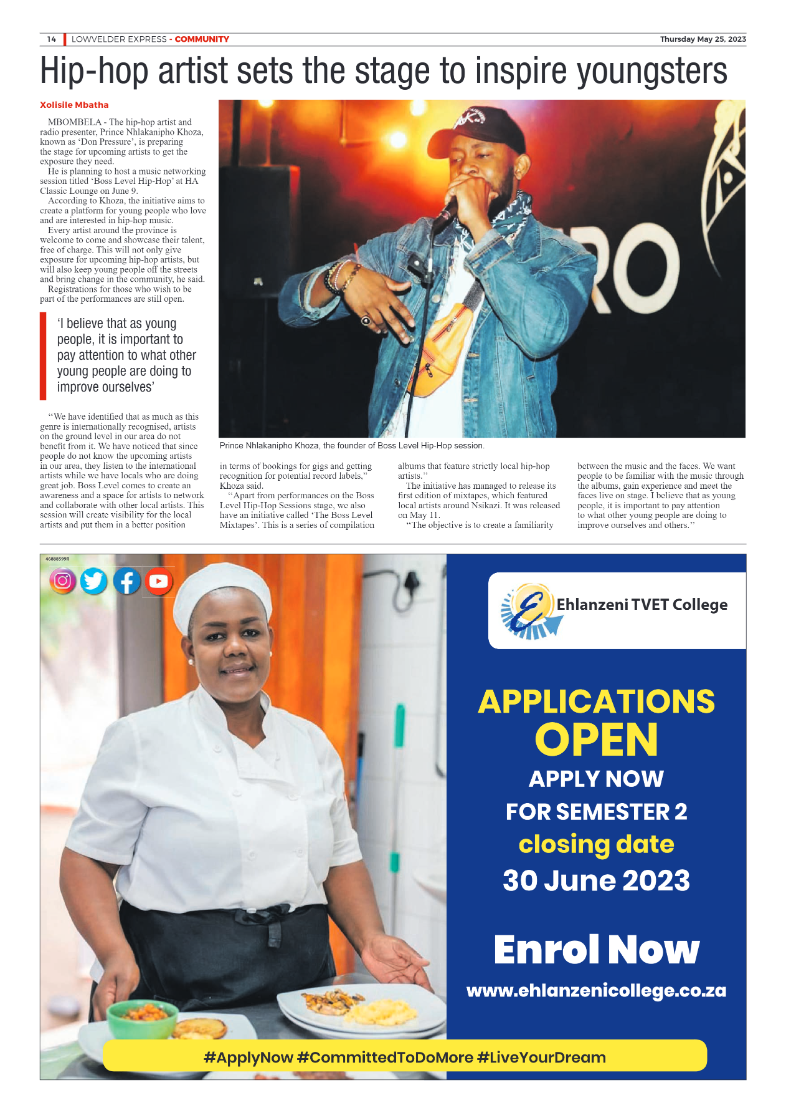 Lowvelder Express 25 May 2023 page 14