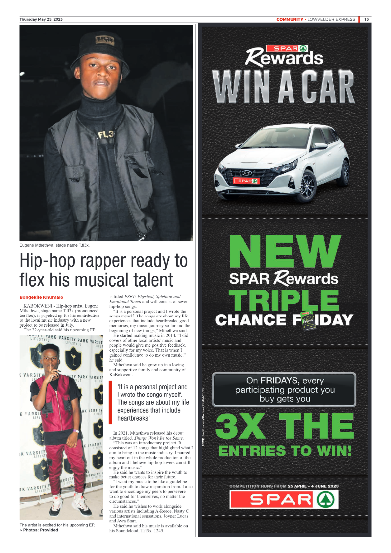 Lowvelder Express 25 May 2023 page 15