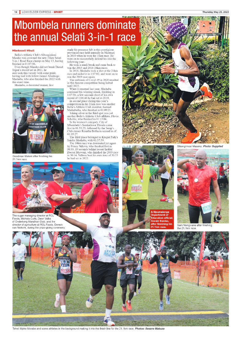 Lowvelder Express 25 May 2023 page 18