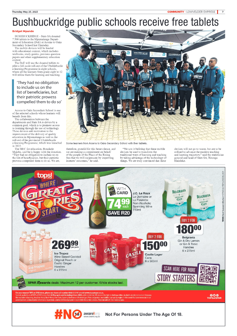 Lowvelder Express 25 May 2023 page 7