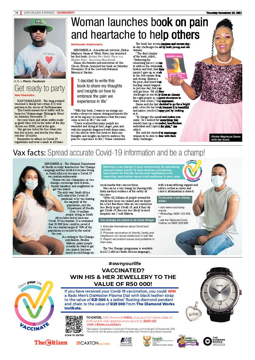 Lowvelder Express 25 November 2021 page 12
