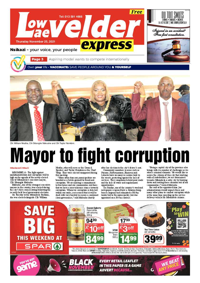 Lowvelder Express 25 November 2021 page 3