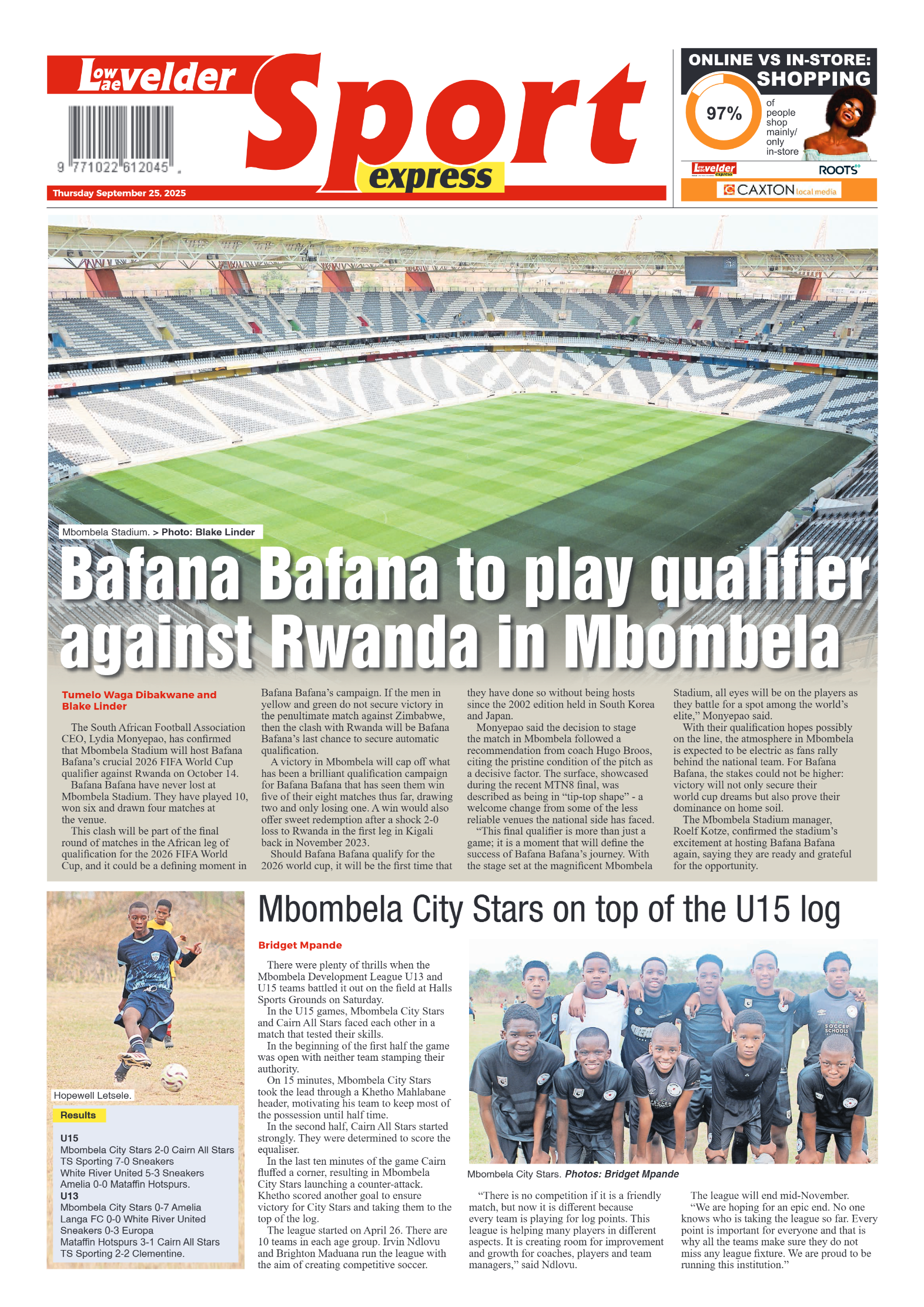 Lowvelder Express 25 September 2025 page 16