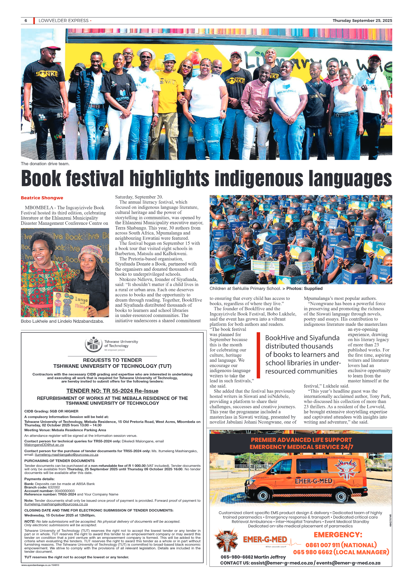 Lowvelder Express 25 September 2025 page 6