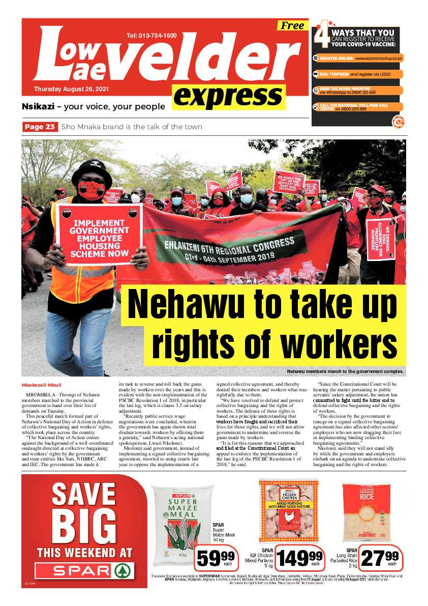 Lowvelder Express 26 August 2021 page 4