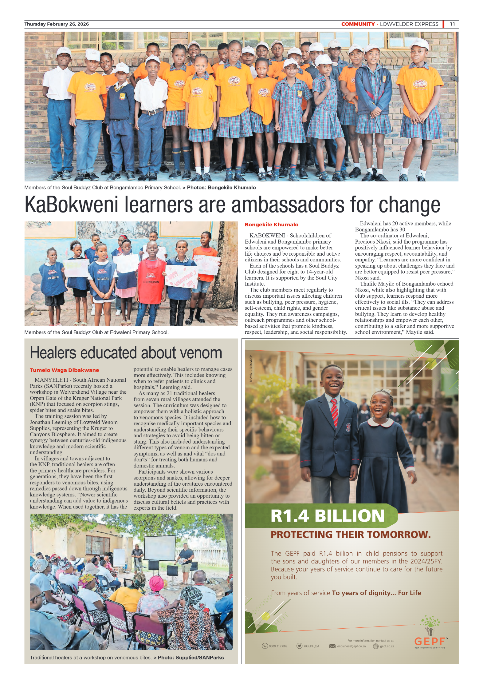 Lowvelder Express 26 February 2026 page 11