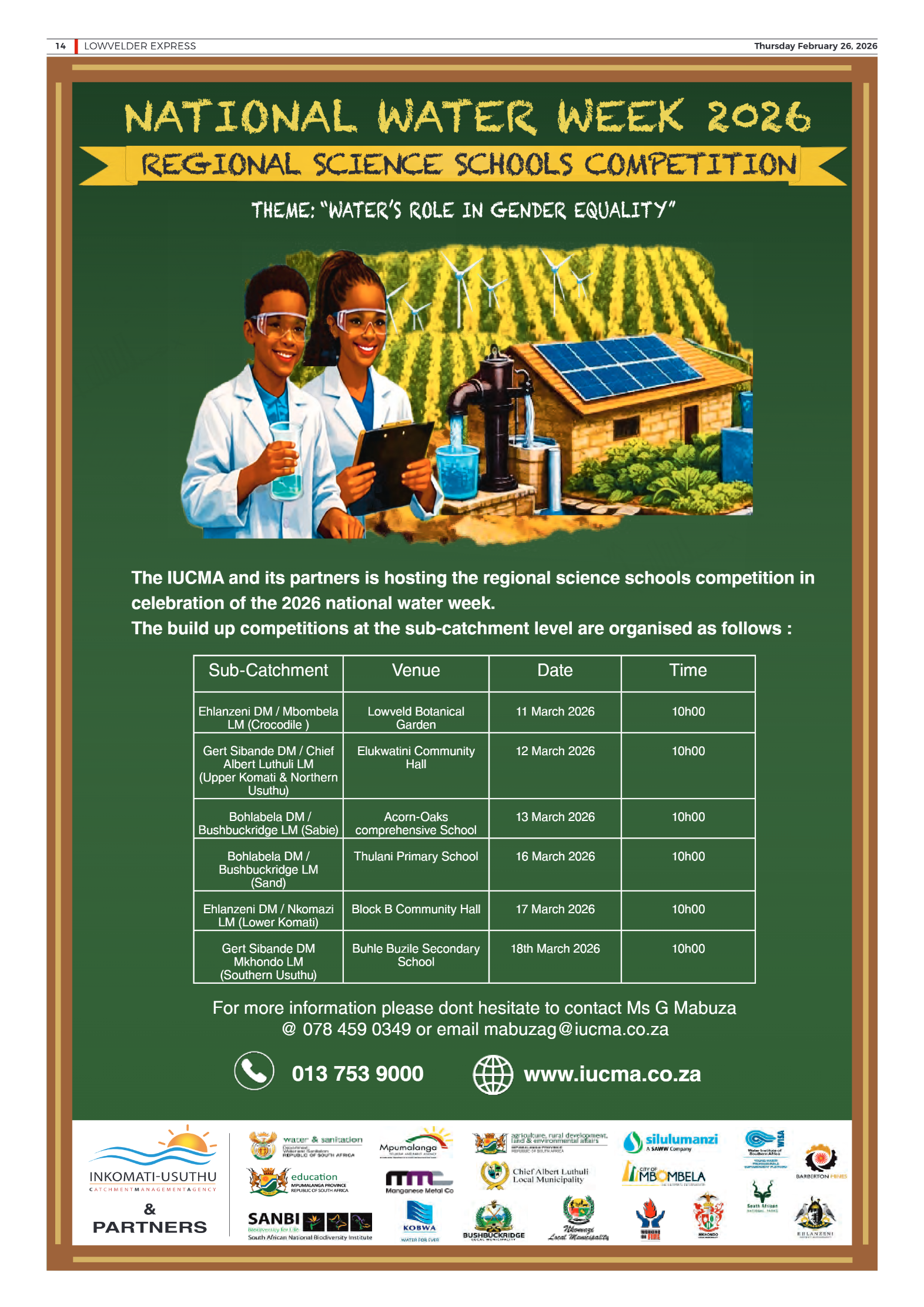 Lowvelder Express 26 February 2026 page 14