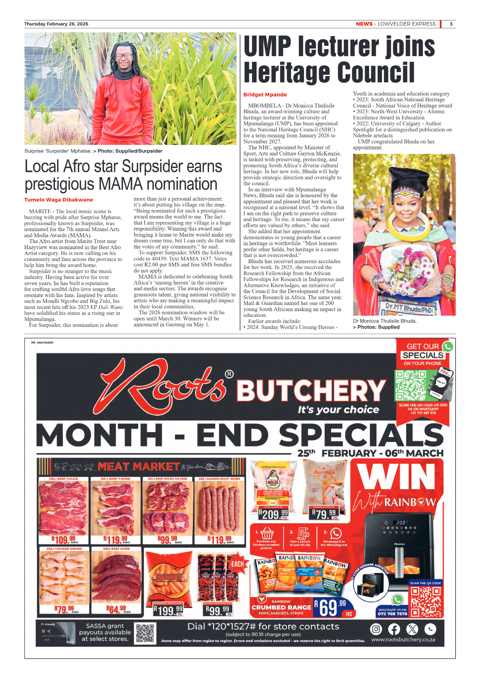 Lowvelder Express 26 February 2026 page 3