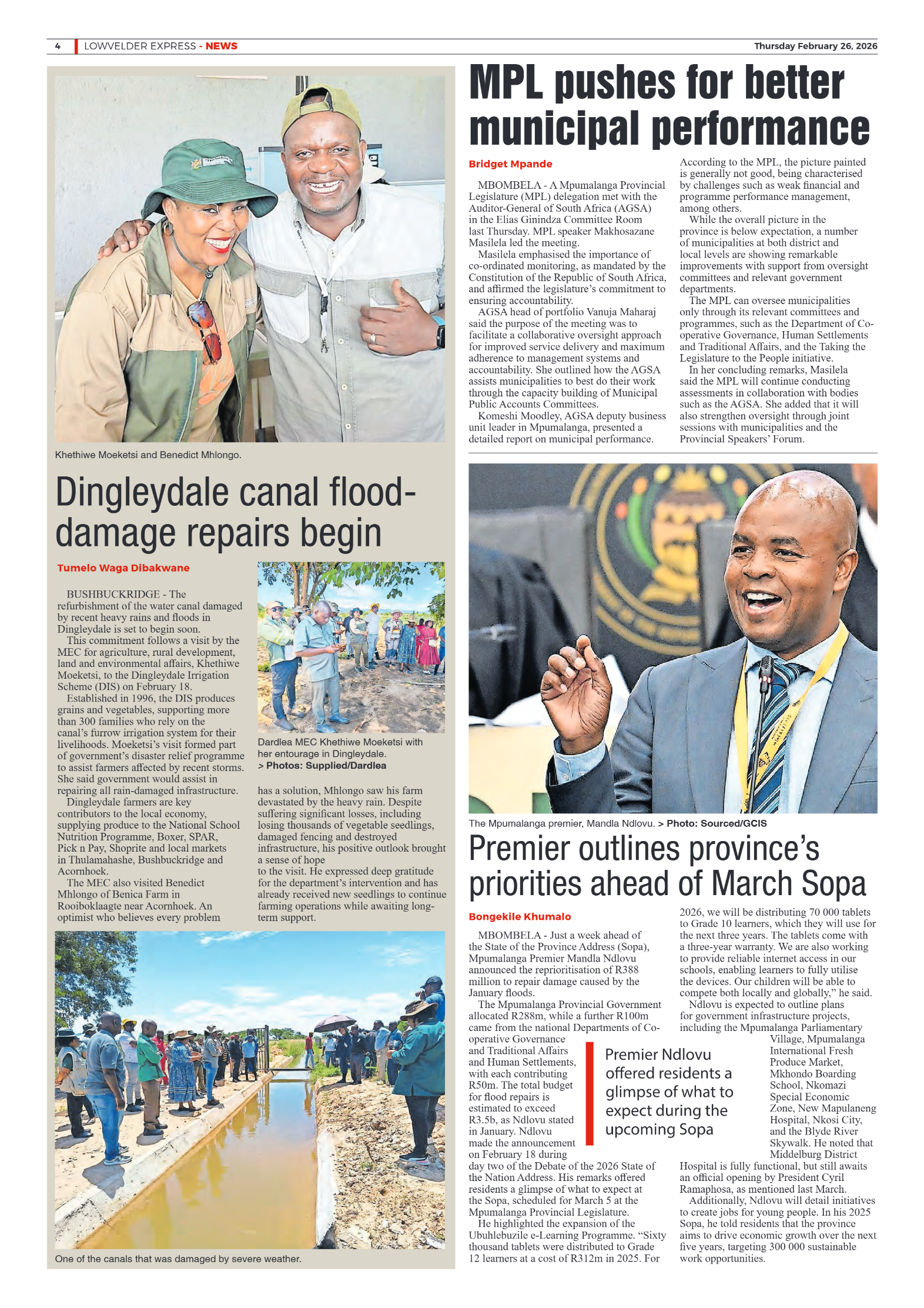 Lowvelder Express 26 February 2026 page 4