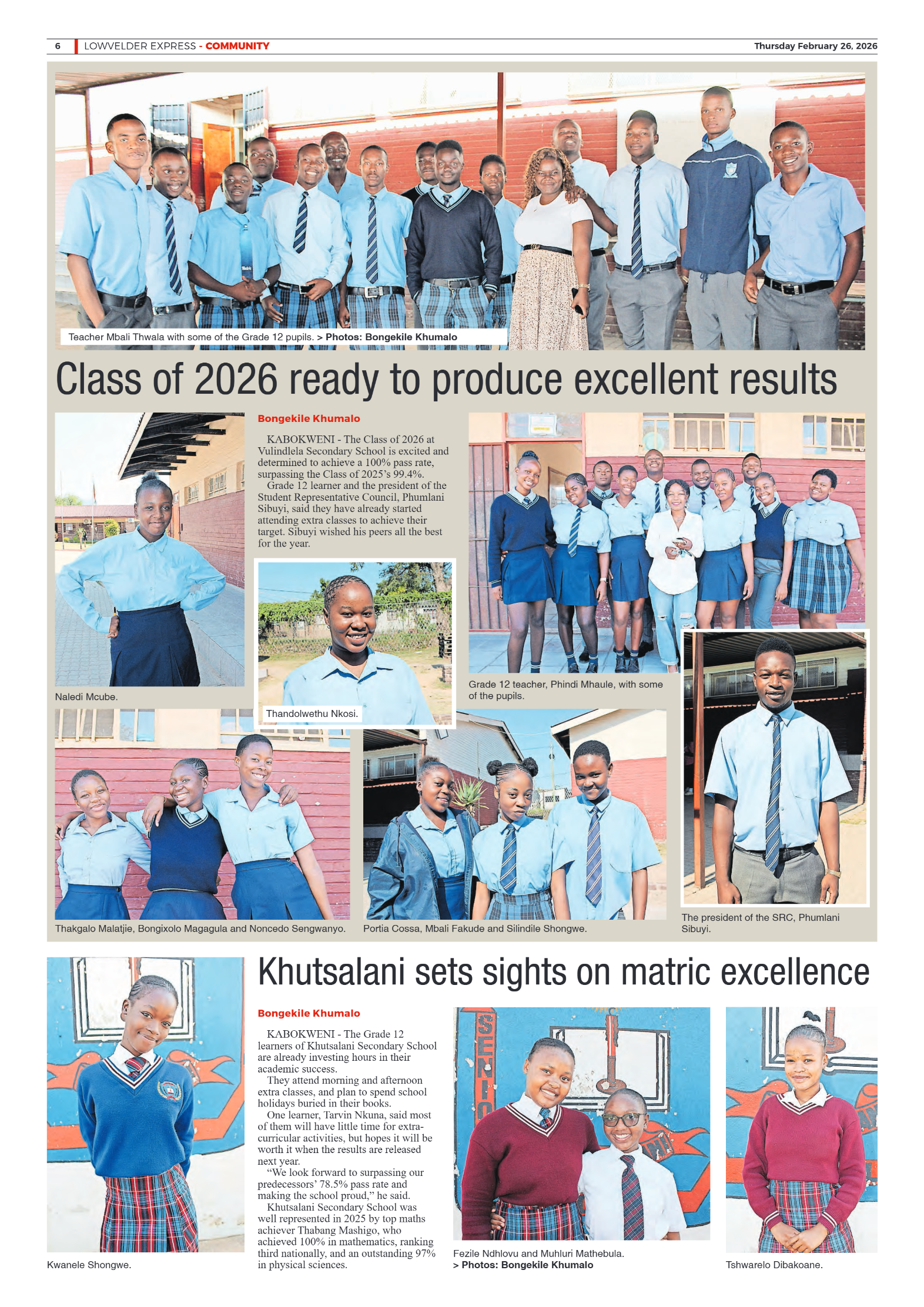 Lowvelder Express 26 February 2026 page 6