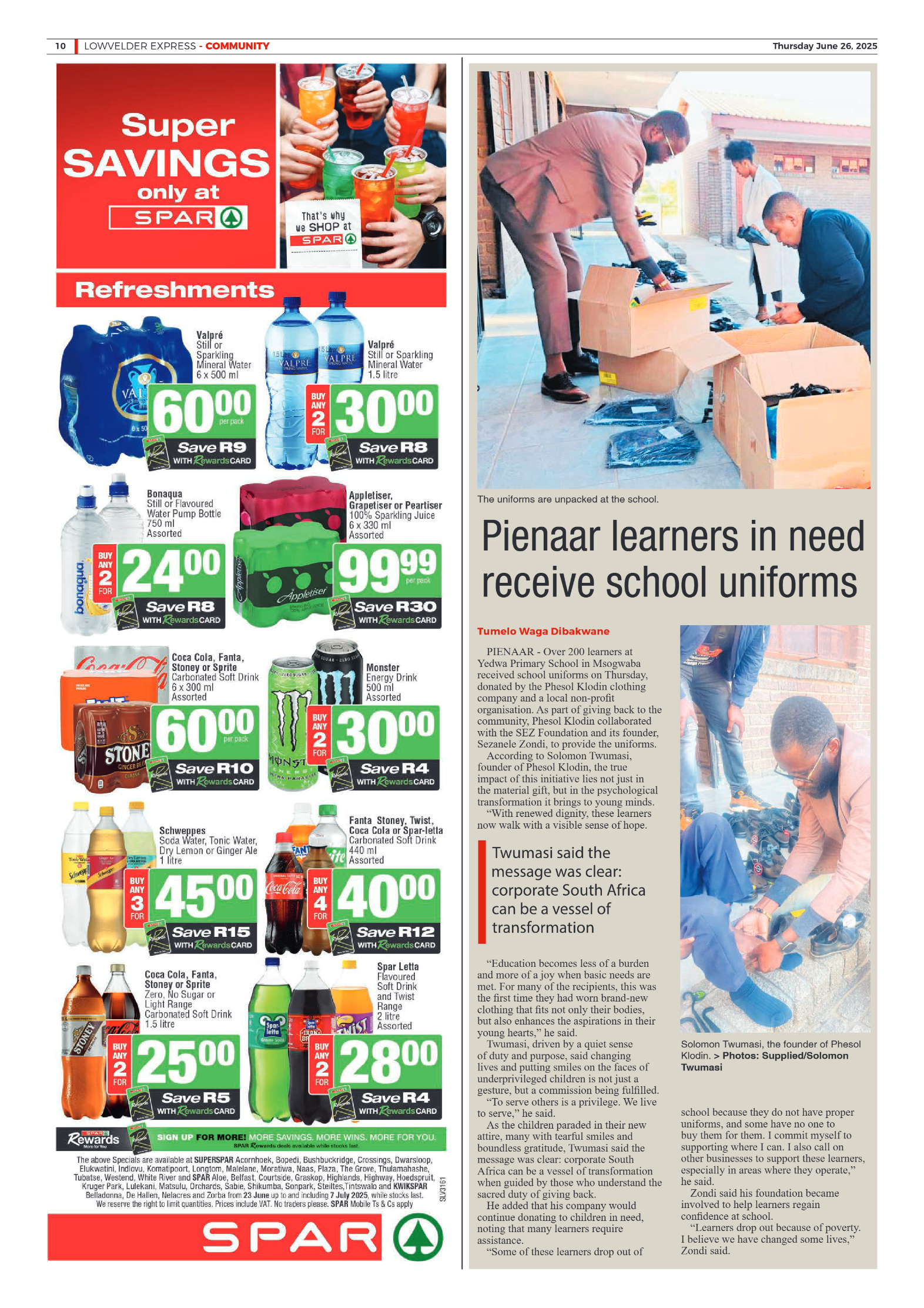 Lowvelder Express 26 June 2025 page 10