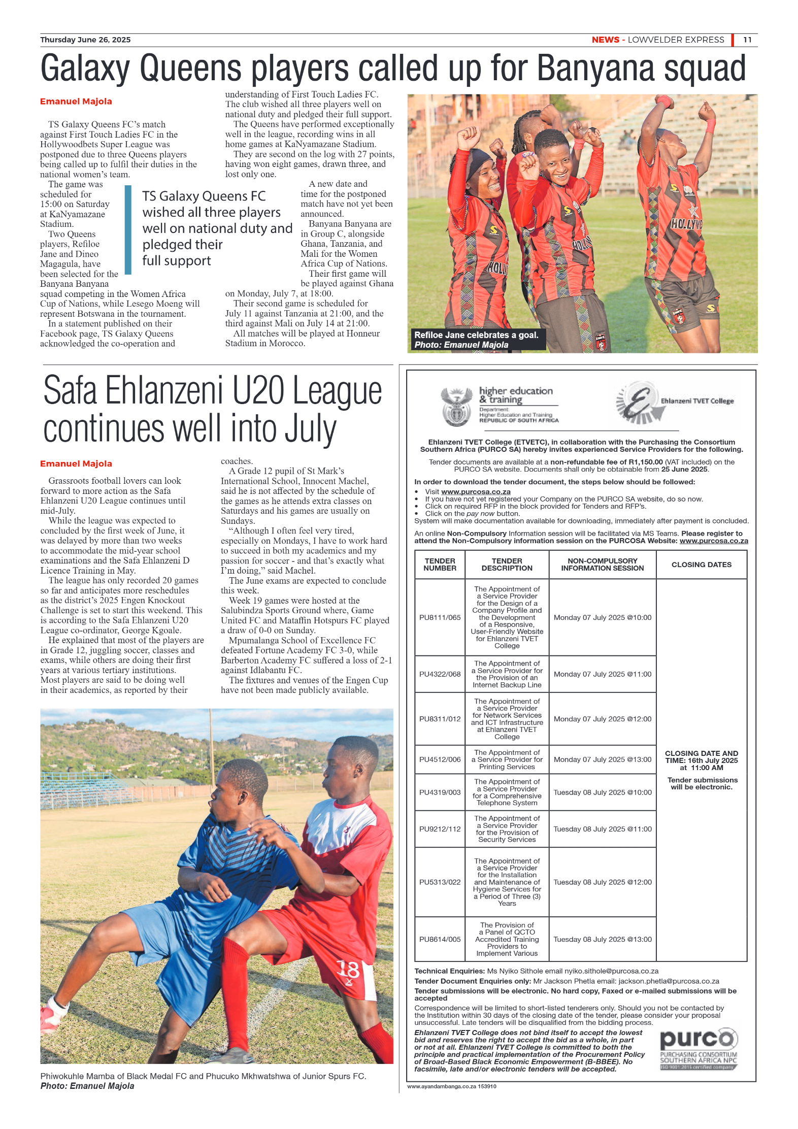 Lowvelder Express 26 June 2025 page 11