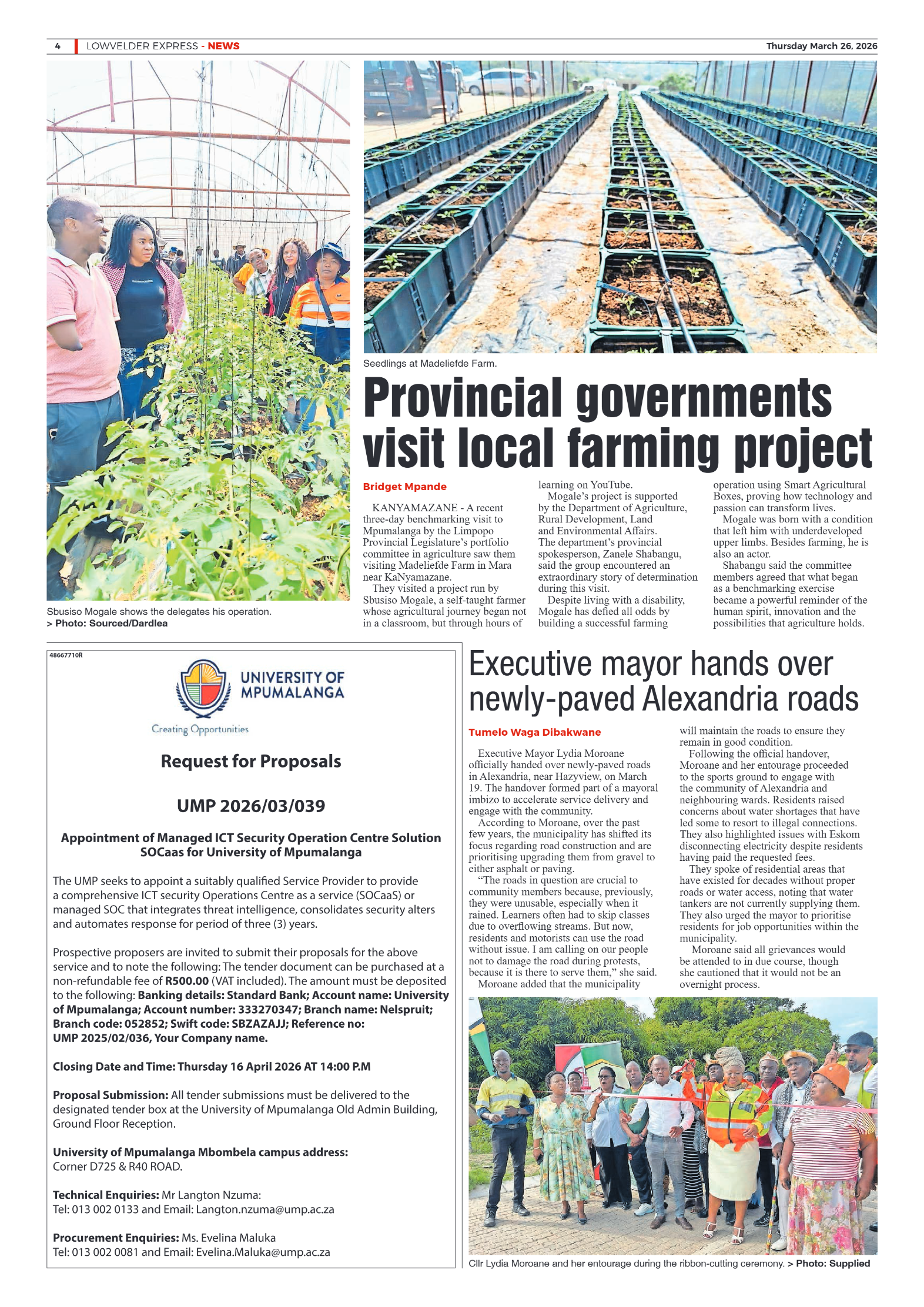 Lowvelder Express 26 March 2026 page 4
