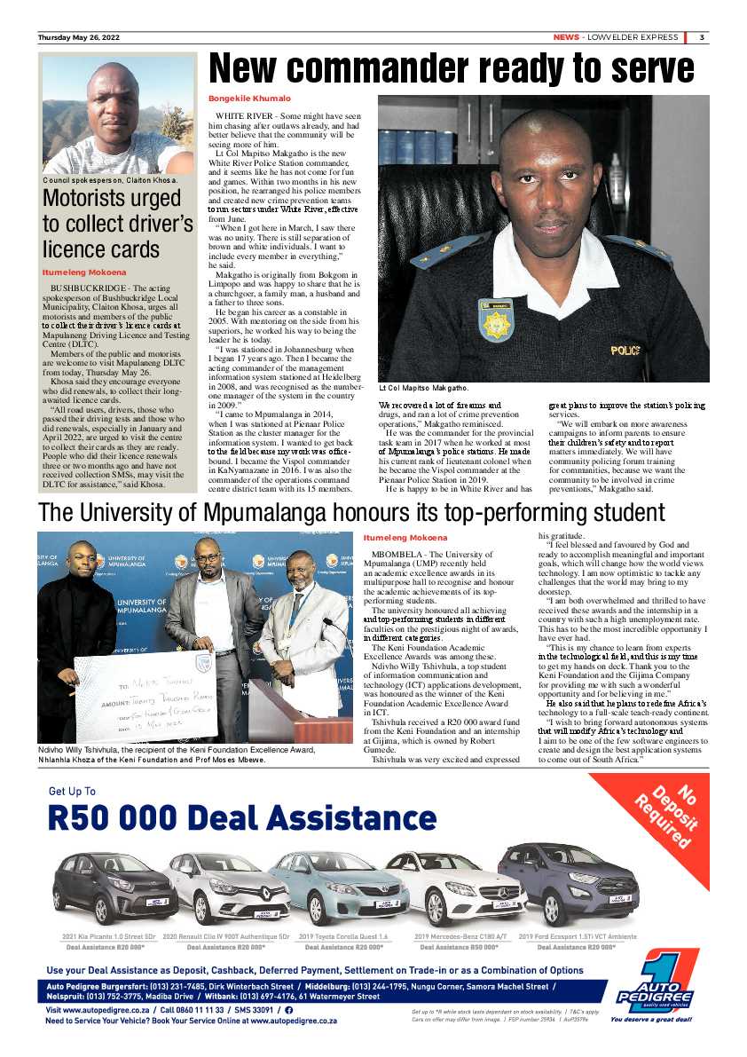 Lowvelder Express 26 May 2022 page 3