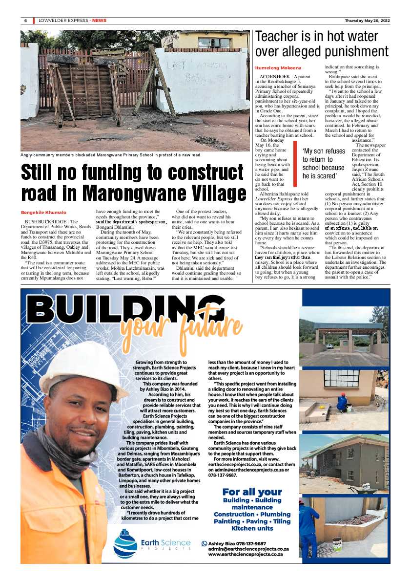 Lowvelder Express 26 May 2022 page 6