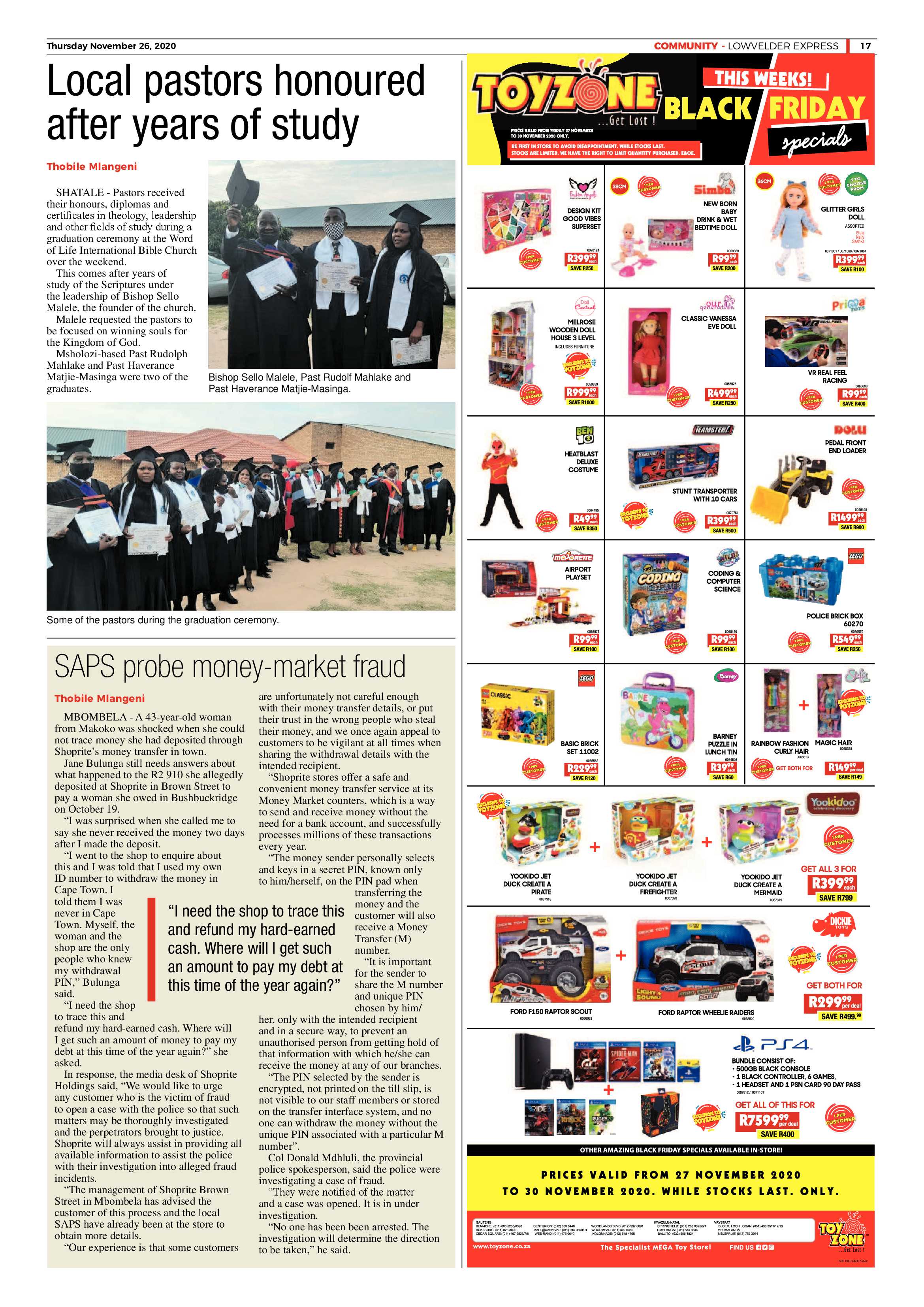 Lowvelder Express 26 November 2020 page 17