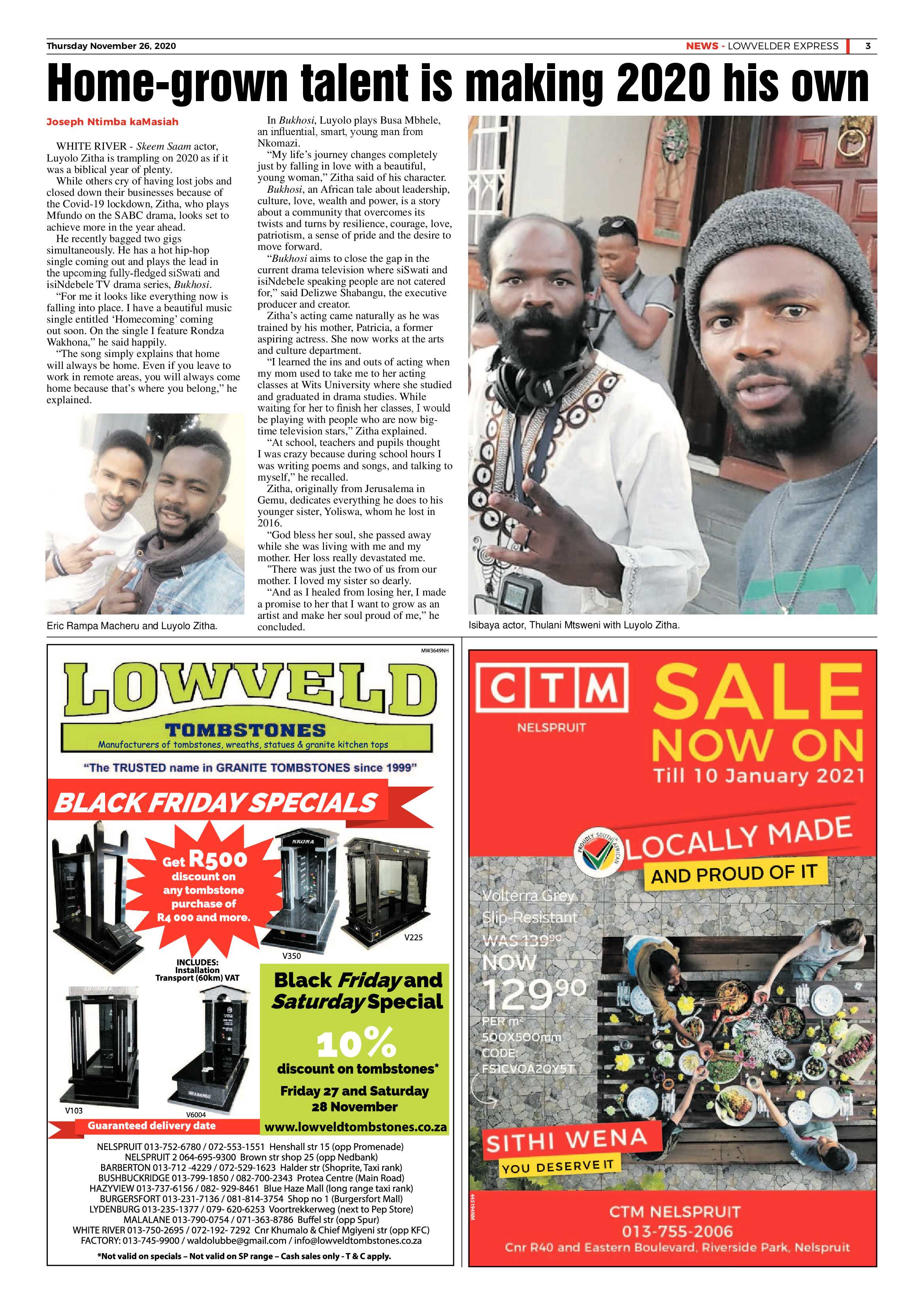 Lowvelder Express 26 November 2020 page 3