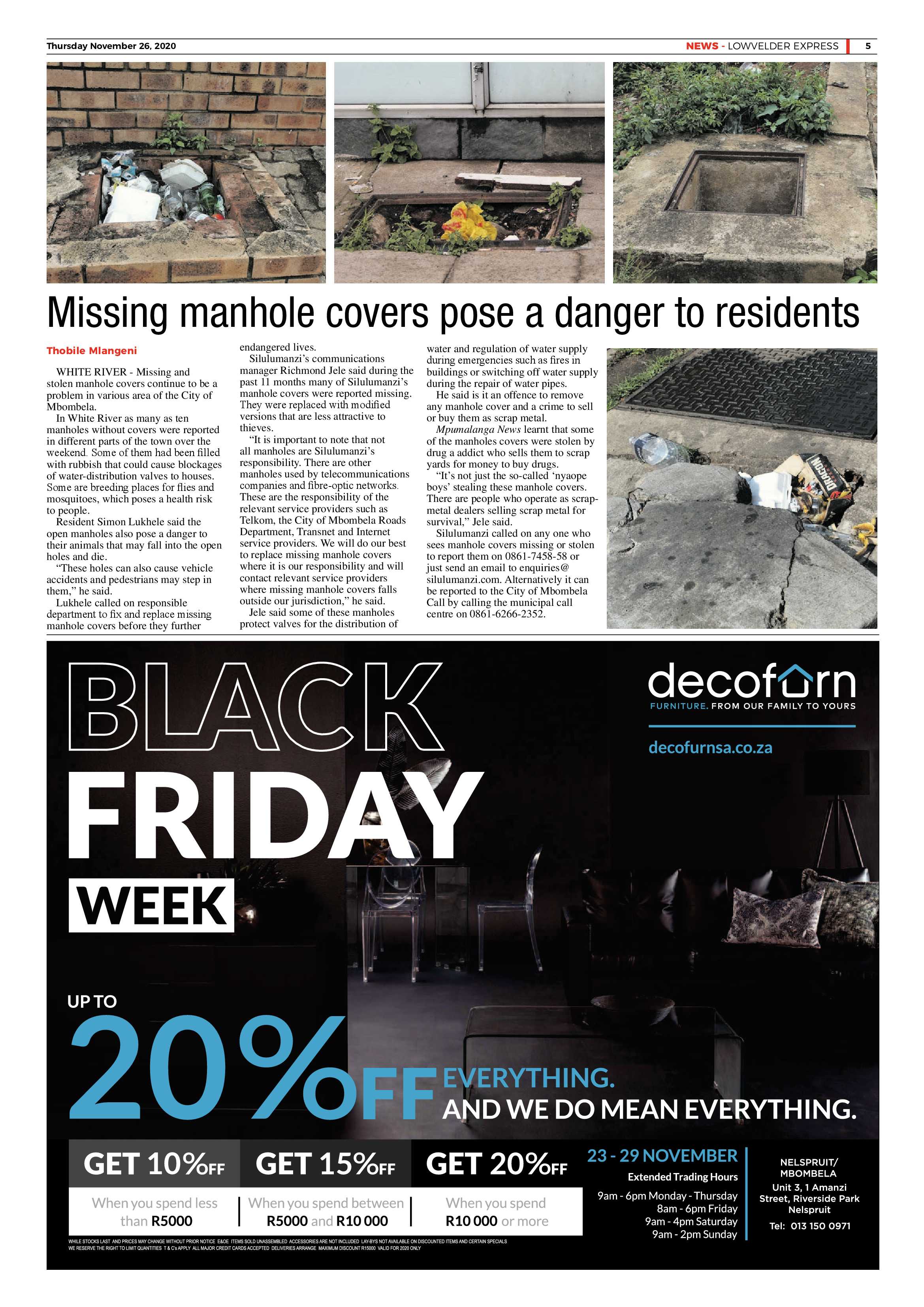 Lowvelder Express 26 November 2020 page 5
