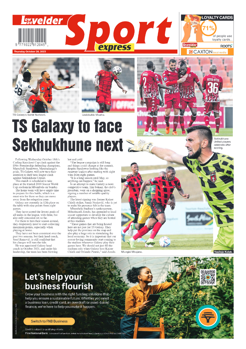 Lowvelder Express 26 October 2023 page 12