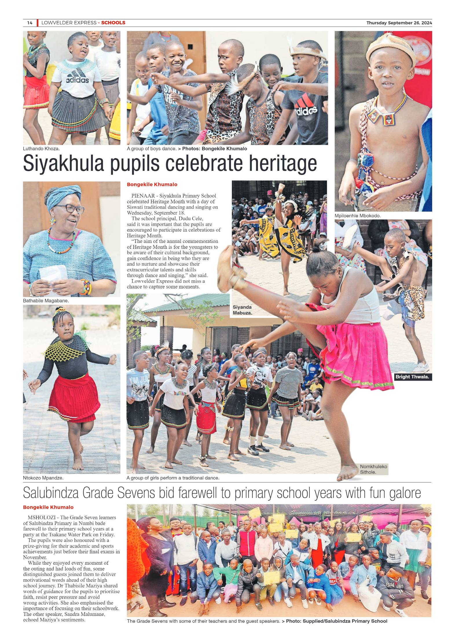 Lowvelder Express 26 September 2024 page 14