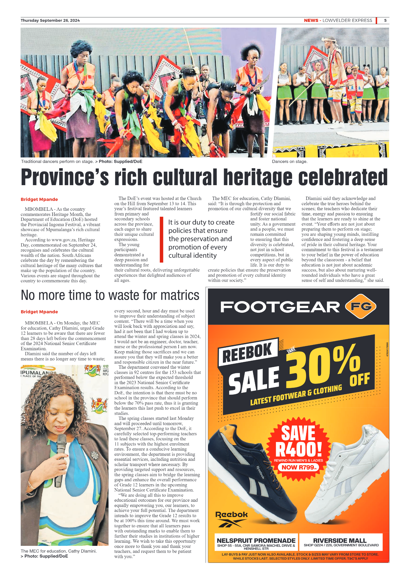 Lowvelder Express 26 September 2024 page 5