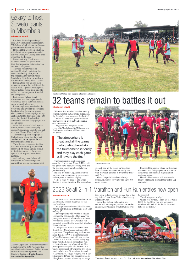 Lowvelder Express 27 April 2023 page 14