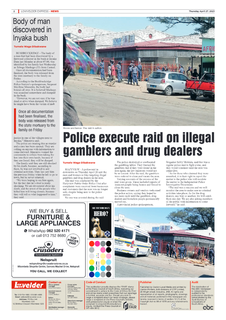 Lowvelder Express 27 April 2023 page 2