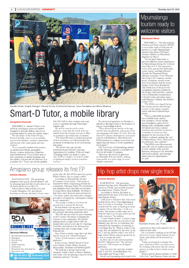 Lowvelder Express 27 April 2023 page 4