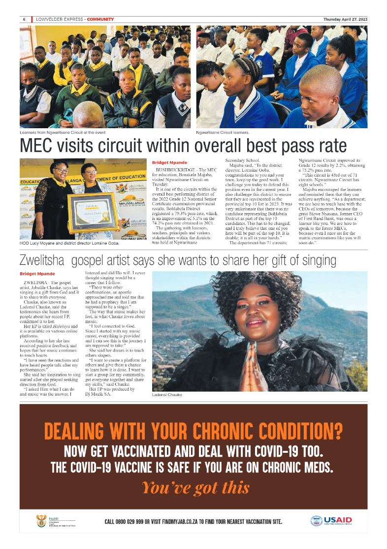 Lowvelder Express 27 April 2023 page 6