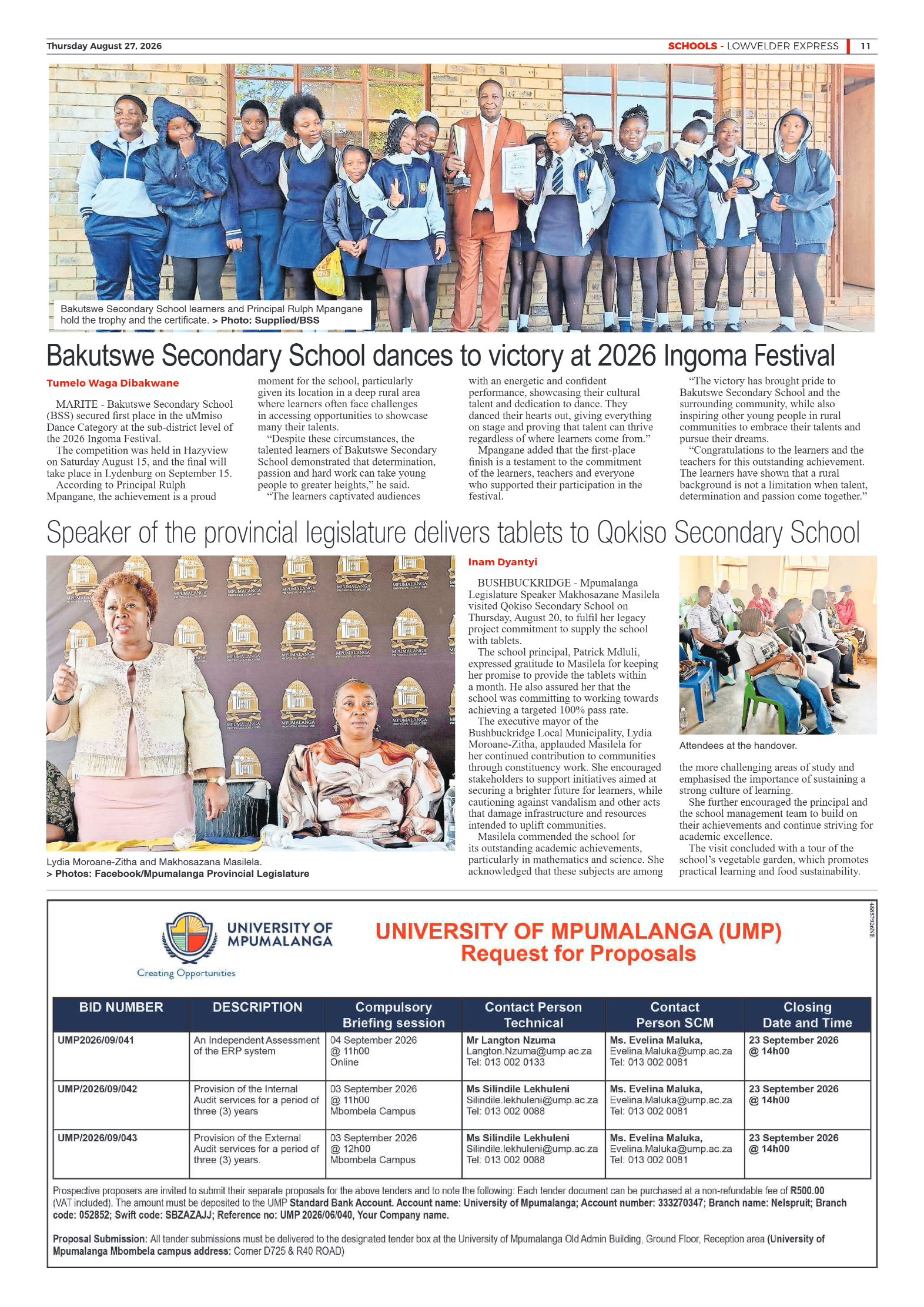 Lowvelder Express 27 August 2026 page 11