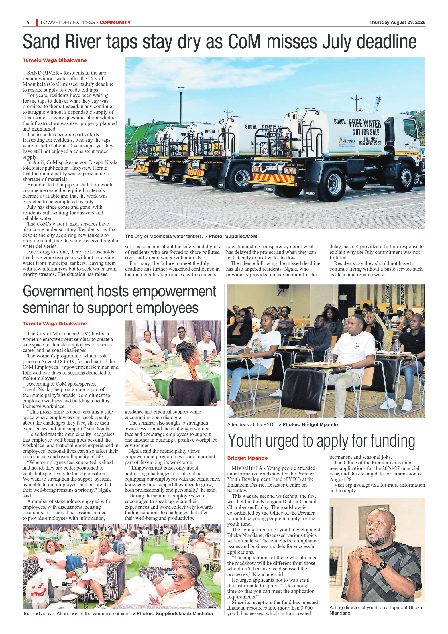 Lowvelder Express 27 August 2026 page 4