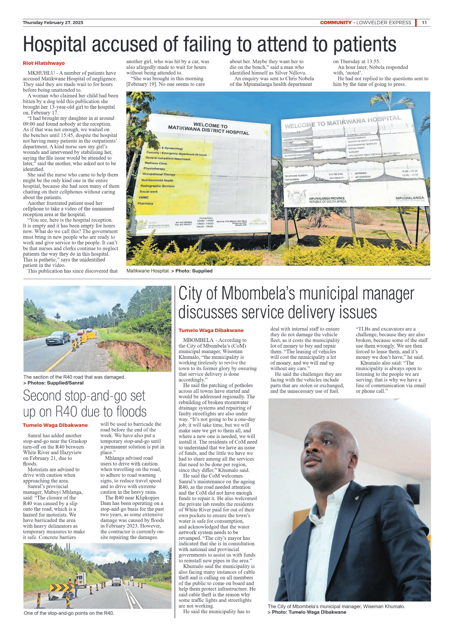 Lowvelder Express 27 February 2025 page 11