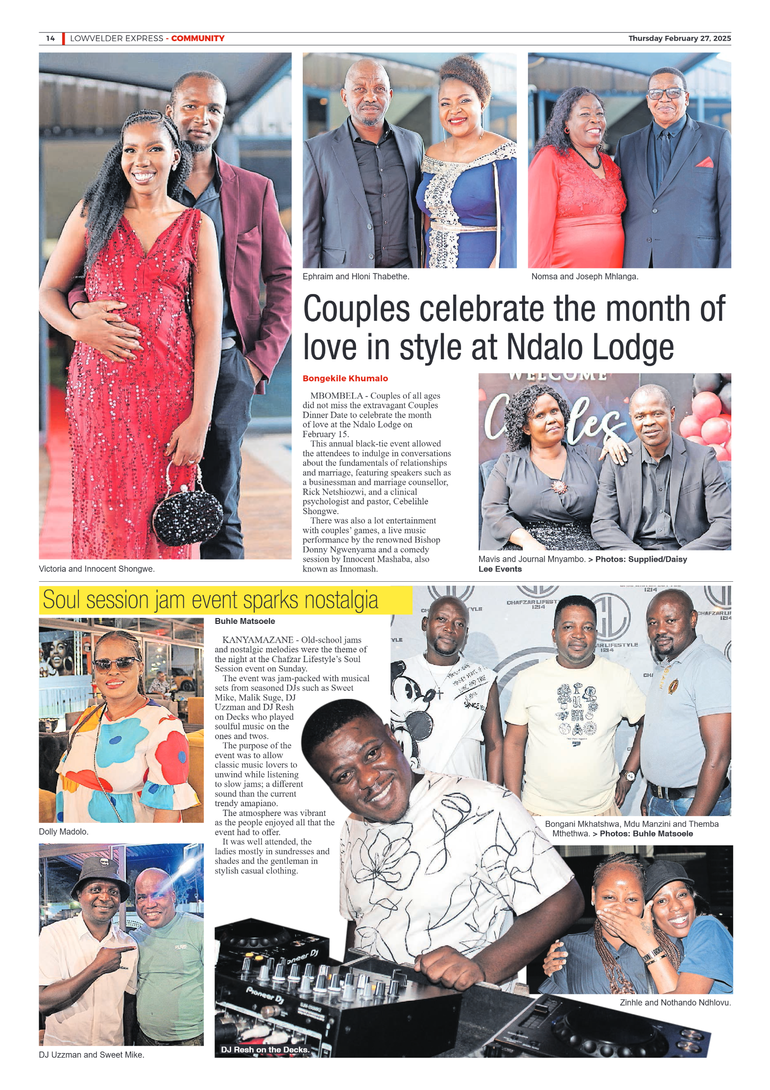 Lowvelder Express 27 February 2025 page 14