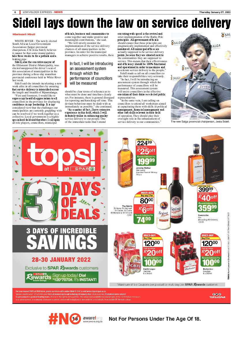 Lowvelder Express 27 January 2022 page 6