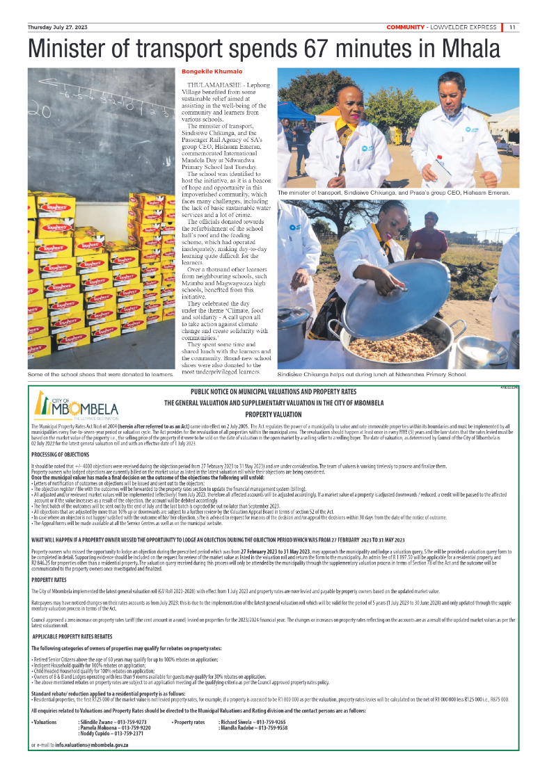 Lowvelder Express 27 July 2023 page 11