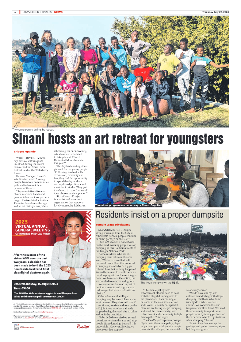 Lowvelder Express 27 July 2023 page 4
