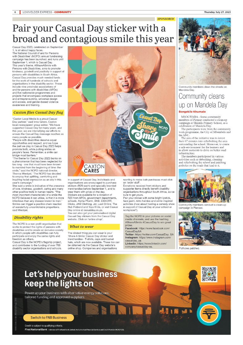 Lowvelder Express 27 July 2023 page 6