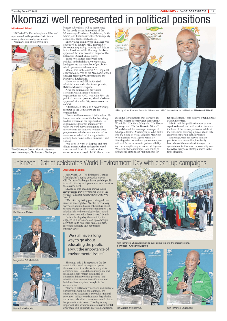 Lowvelder Express 27 June 2024 page 11