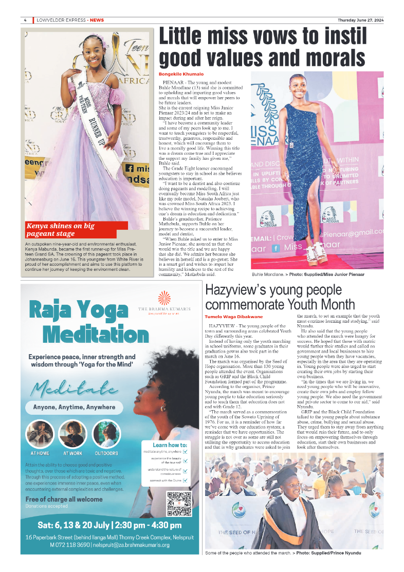 Lowvelder Express 27 June 2024 page 4