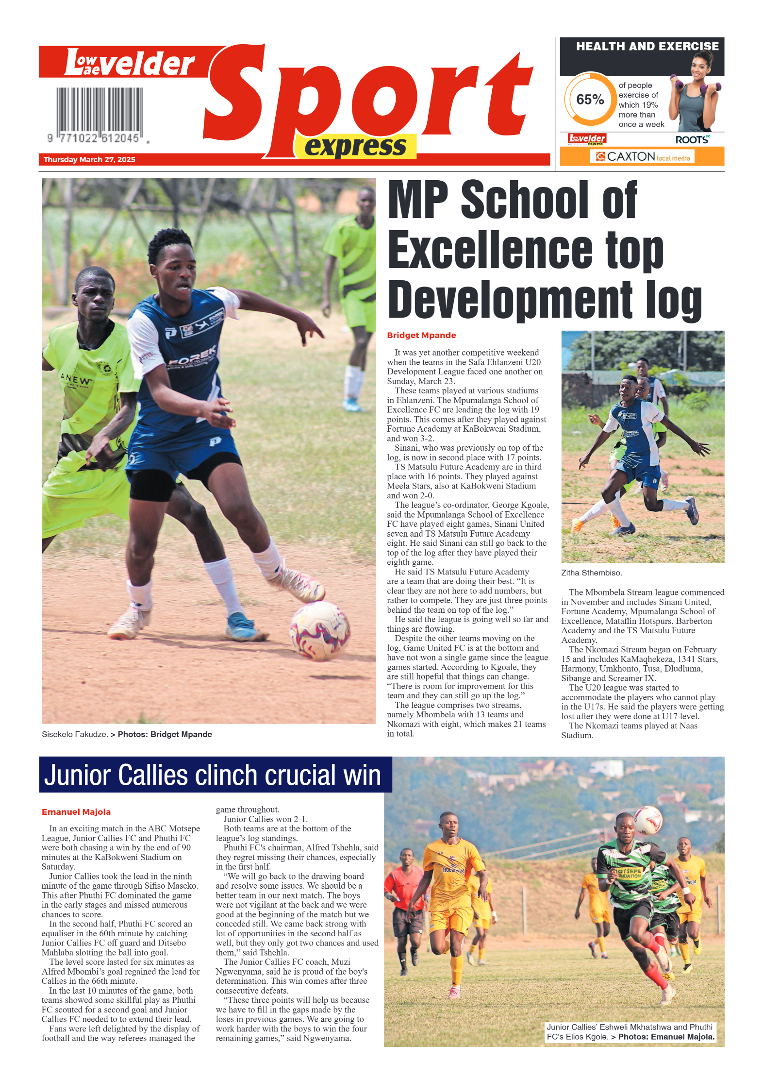 Lowvelder Express 27 March 2025 page 12