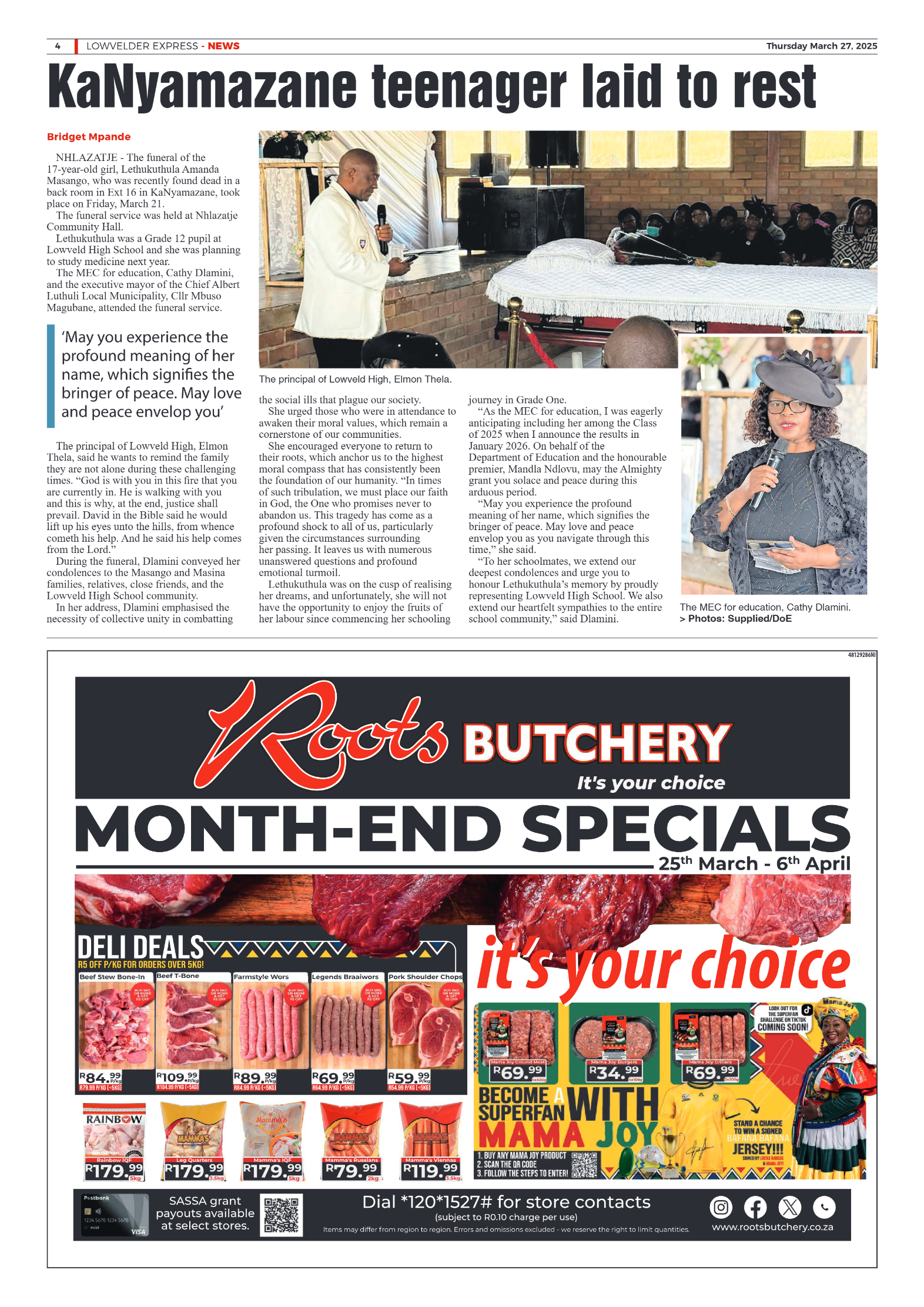 Lowvelder Express 27 March 2025 page 4
