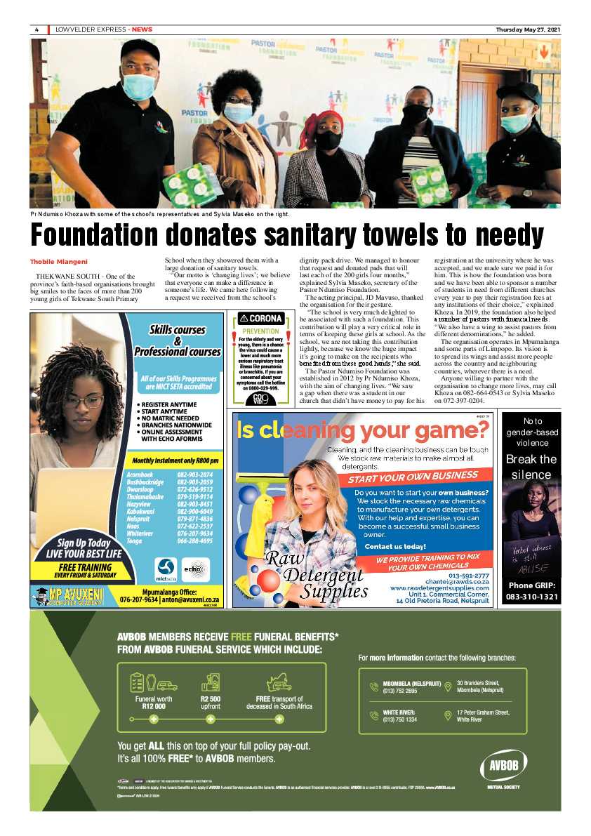 Lowvelder Express 27 May 2021 page 4