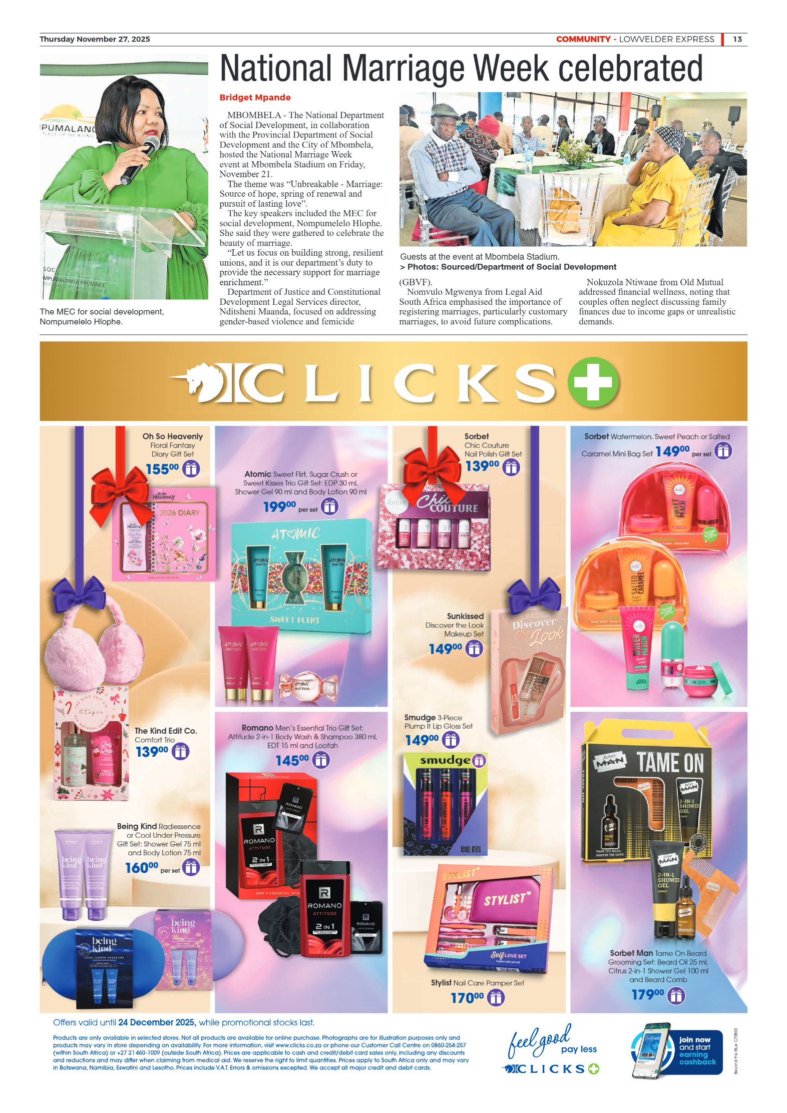 Lowvelder Express 27 November 2025 page 13