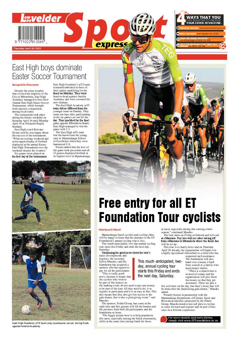 Lowvelder Express 28 April 2022 page 12