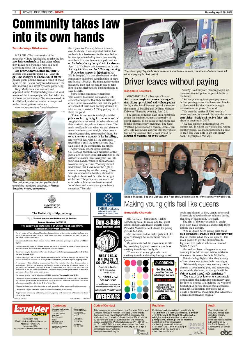 Lowvelder Express 28 April 2022 page 2