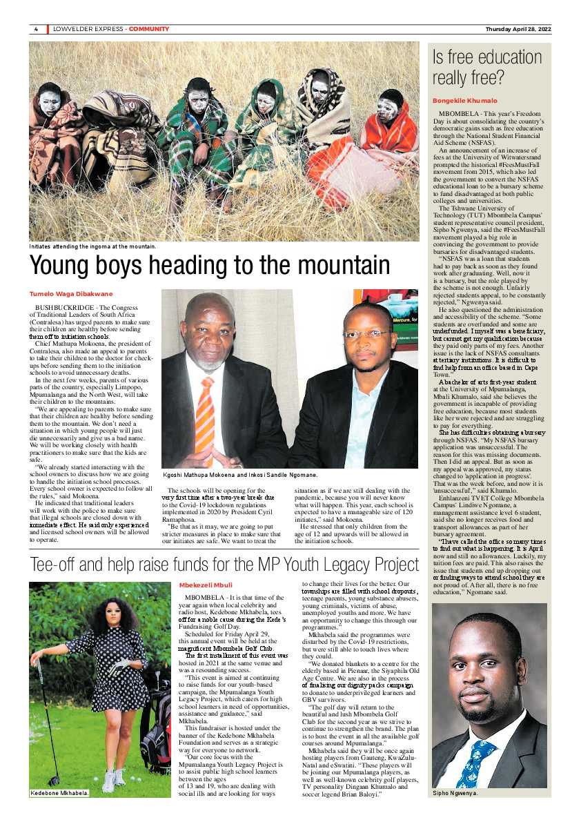 Lowvelder Express 28 April 2022 page 4