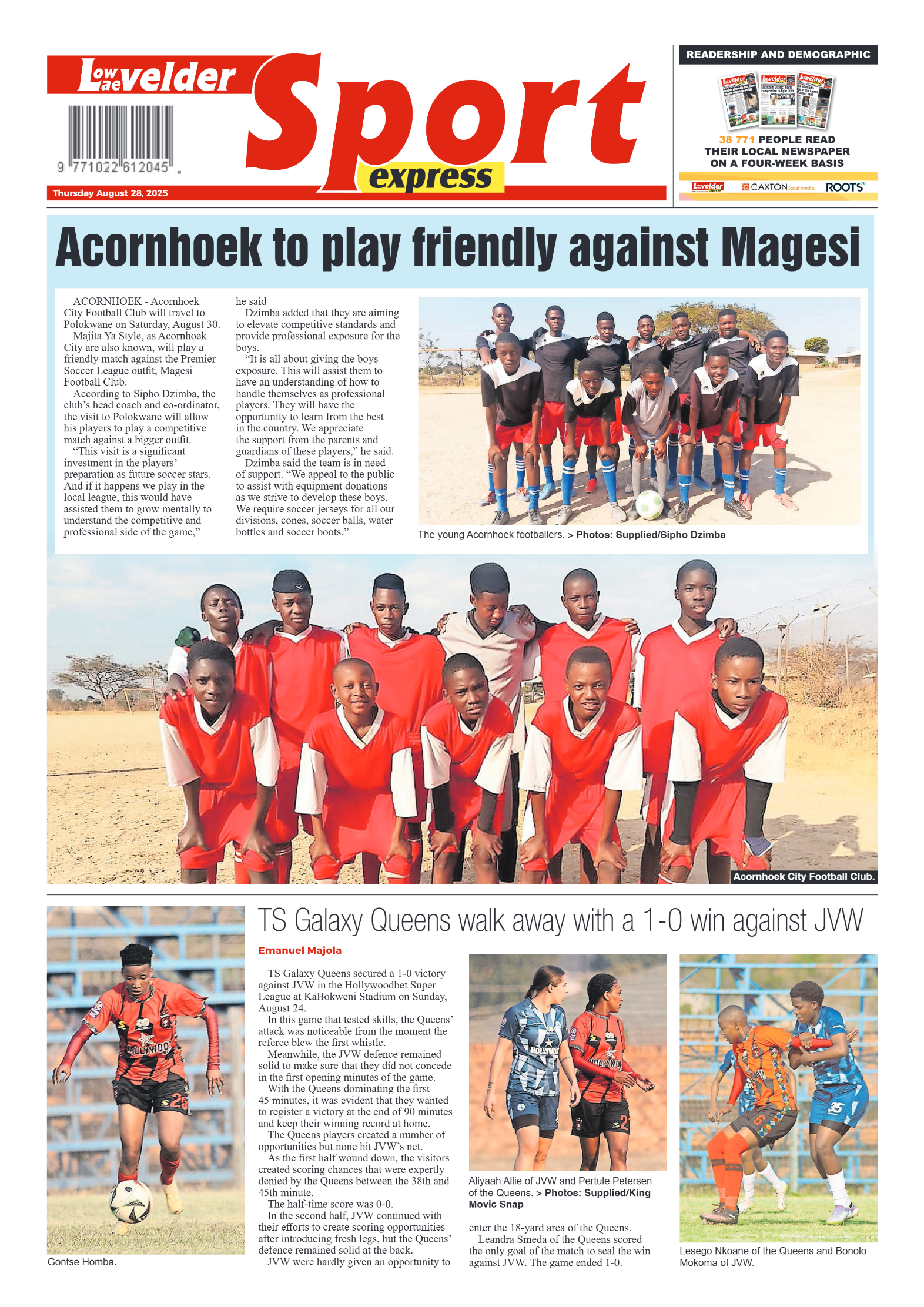 Lowvelder Express 28 August 2025 page 16