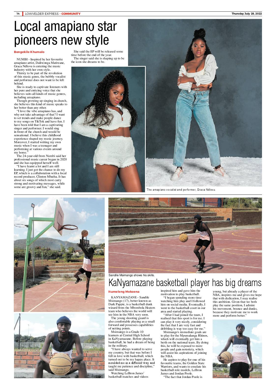 Lowvelder Express 28 July 2022 page 14